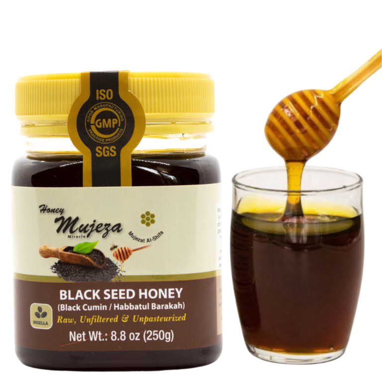 Black Seed Honey (Black Cumin / Nigella), Pure — 250g / 8.8 oz