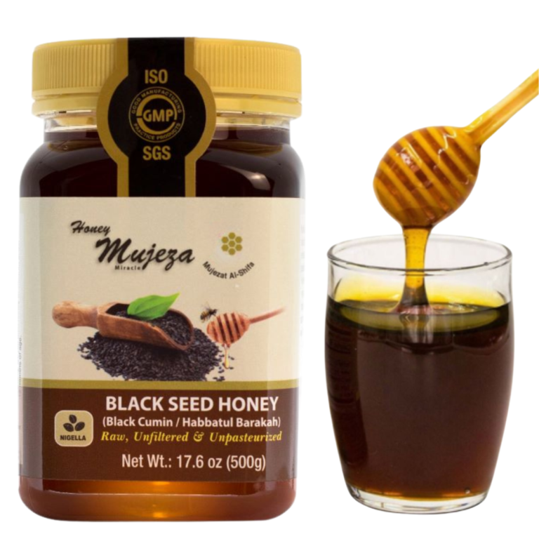 Black Seed Honey (Black Cumin / Nigella), Pure — 500g / 17.6 oz