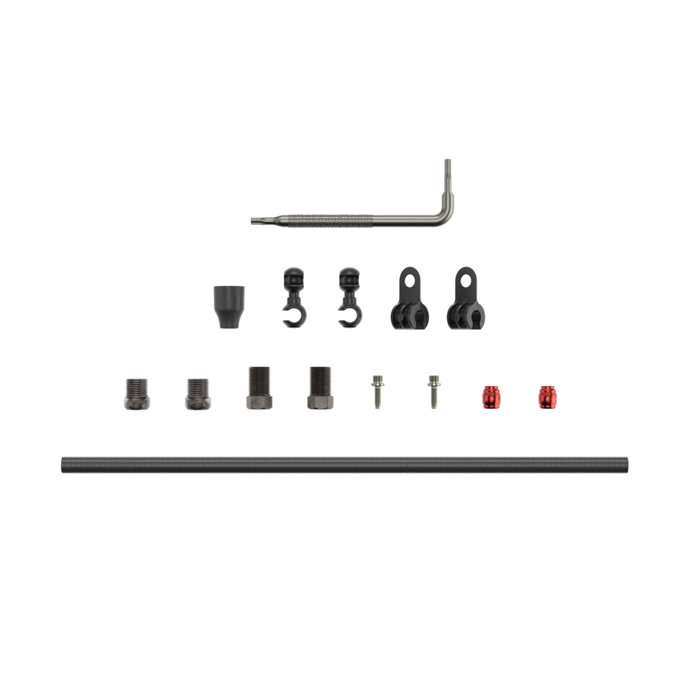 SRAM Disc Brake Hydraulic Hose Kit, Double Compression, 2000 SRAM Disc Brake Hydraulic Hose Kit, Double Compression, 2000 mm, Black