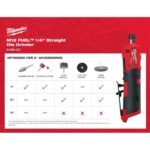 Milwaukee M12 FUEL 1/4 in. Straight Die Grinder (Tool Only)